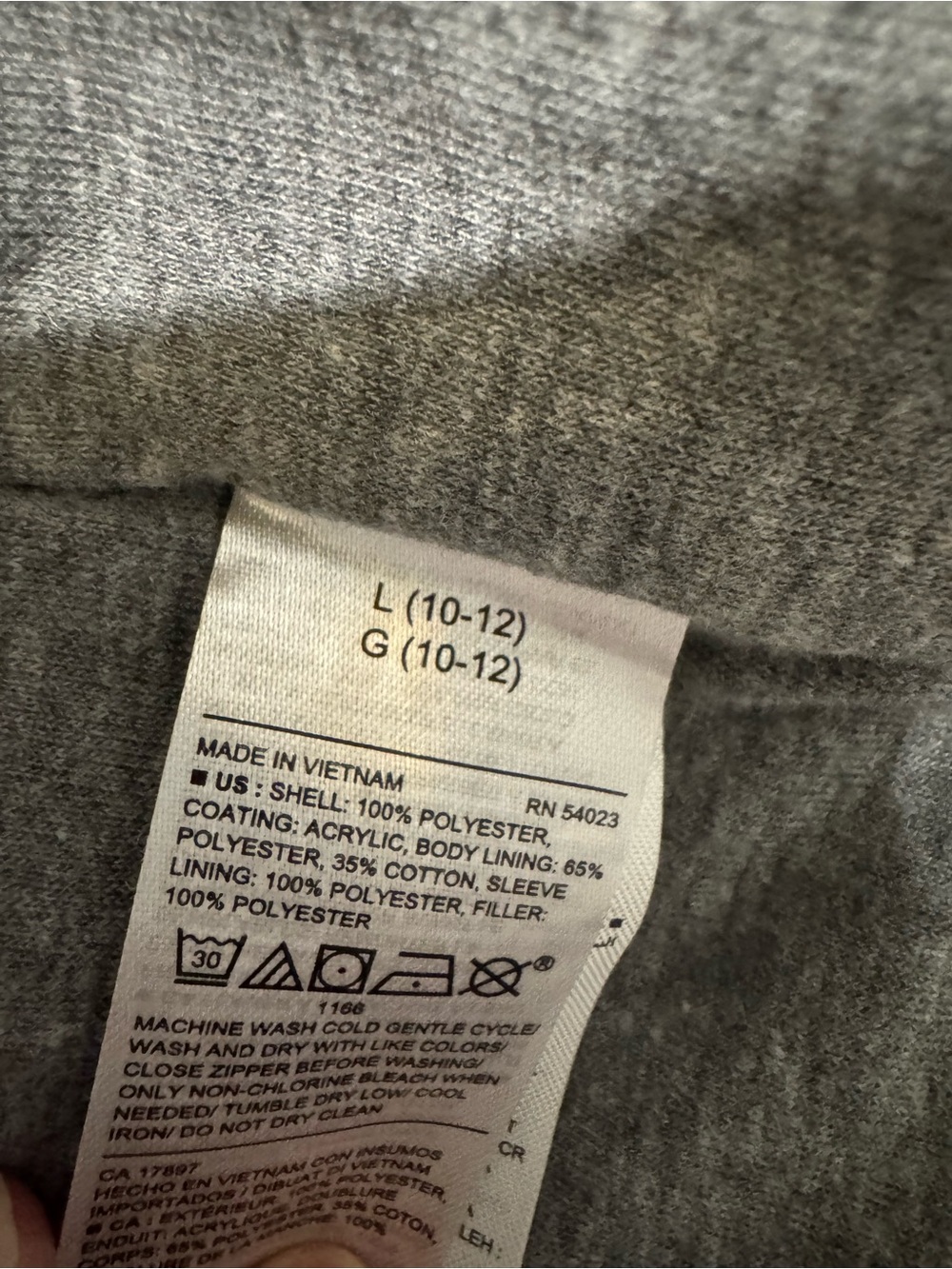 Old Navy Kids Hooded Jacket in Taupe/Beige - Picture 4 of 6